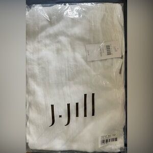 J. Jill Sheer White Wrap